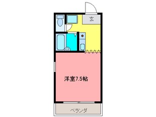 川西ヴェルドミ－ルの物件間取画像